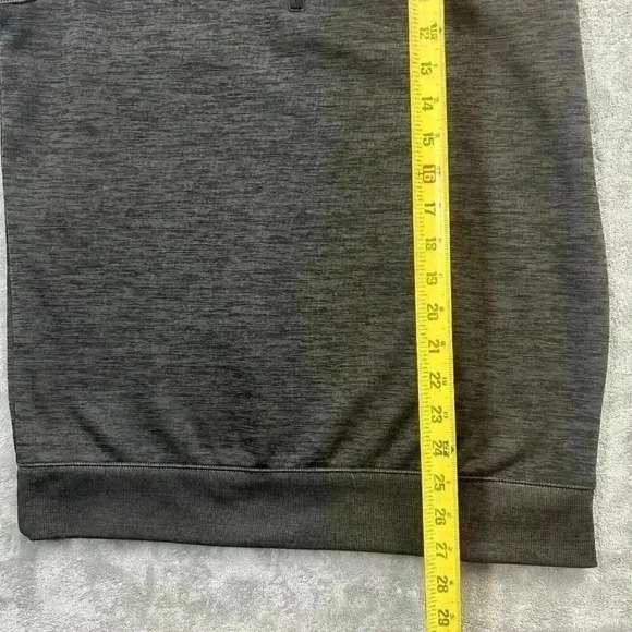 Under Armour Vest Mens Medium Colorado State Full Zip Loose Fit Heather Gray - Picture 2 of 8